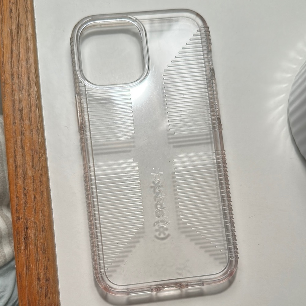 Speck Gray Phone Case Durable Protection for iPhone